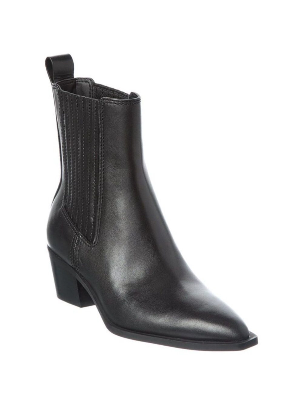Stuart Weitzman Kai Leather Bootie Black